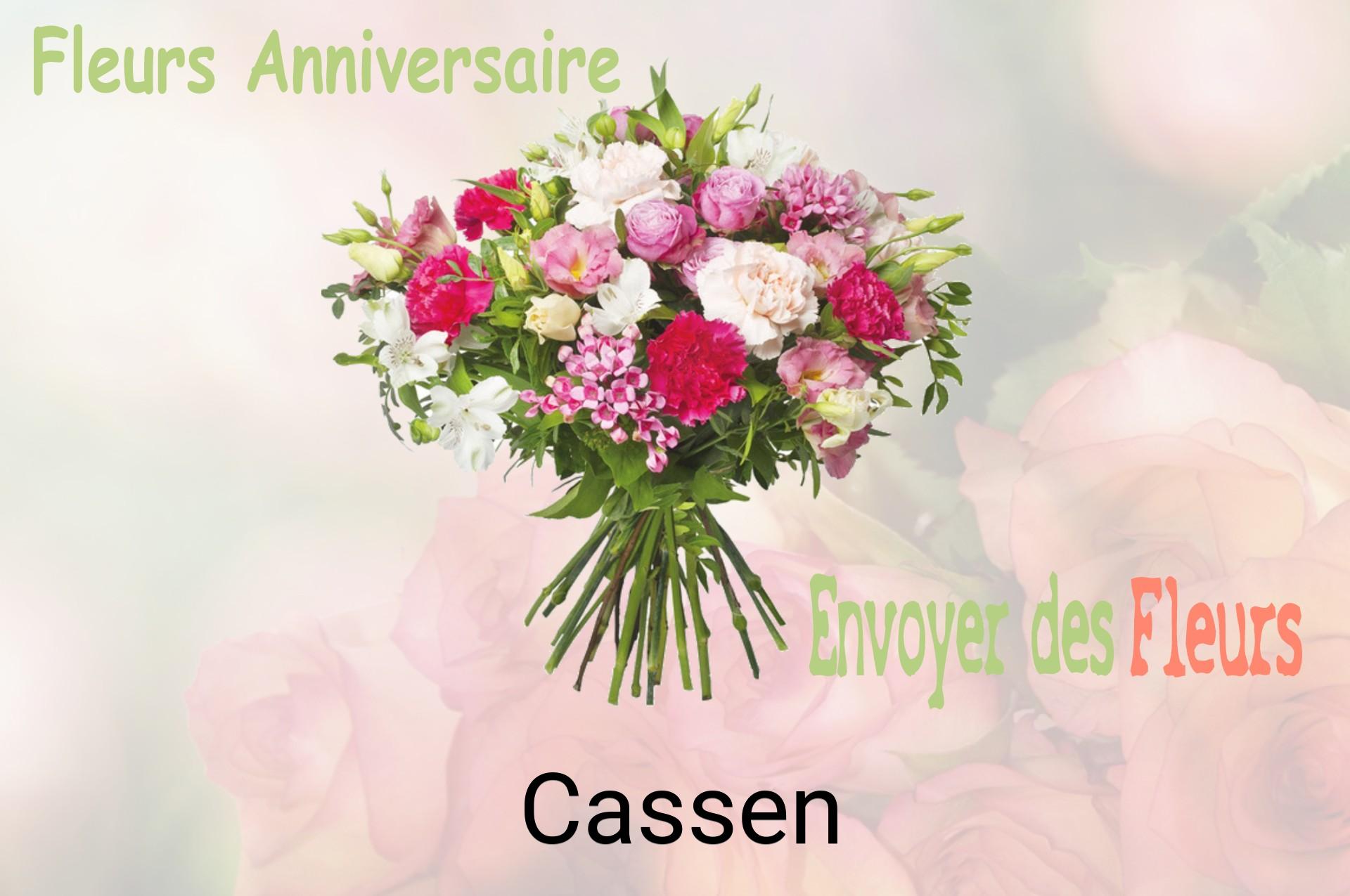 Bouquet de fleurs d’anniversaire livré à Cassen